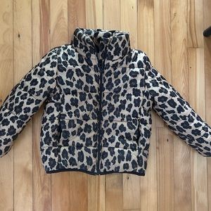 Joe Fresh x Jillian Harris leopard print puffer - size 5T